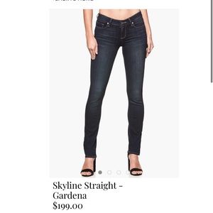 Soft, dark wash Paige Jeans